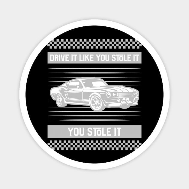 DRIVE IT LIKE YOU STOLE IT Magnet by Cectees
